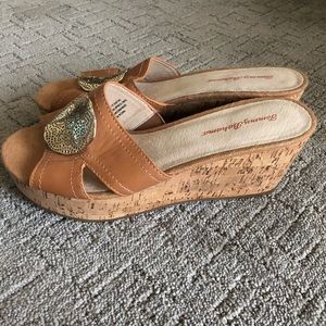 Tommy Bahama sz 10 wedge sandals 👡 LIKE NEW